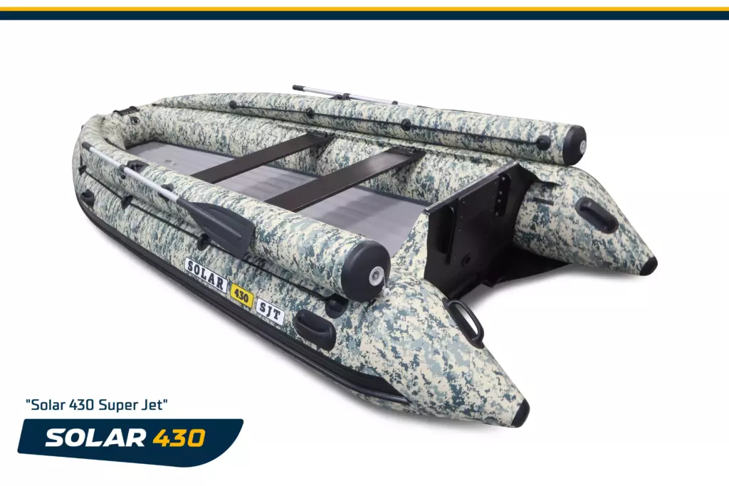 Solar-430 super jet tunnel с фальшбортом лодка ПВХ