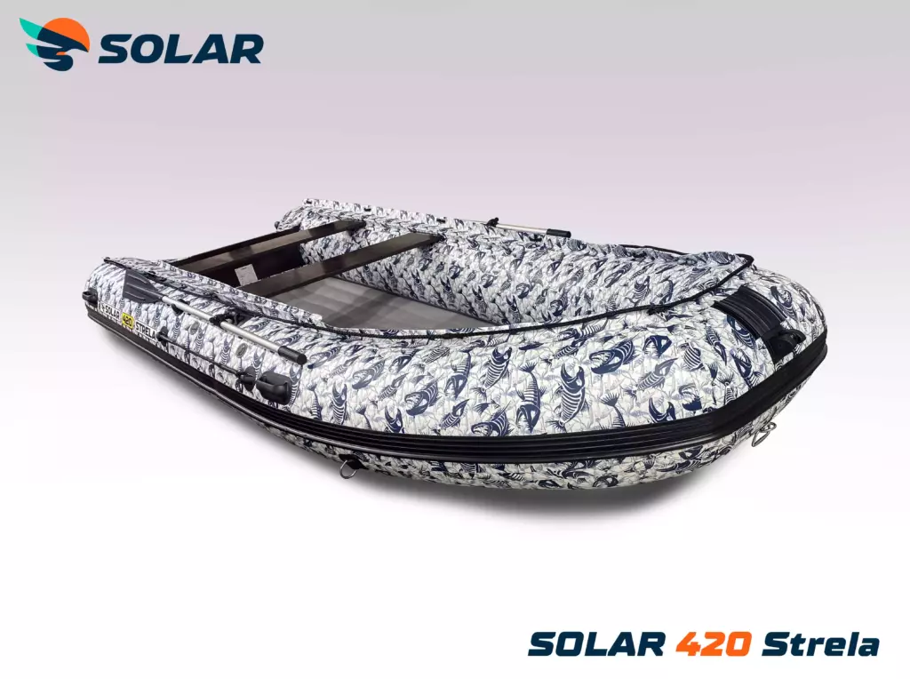 Solar-420 strela jet tunnel лодка ПВХ
